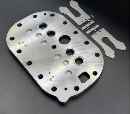 Endüstriyel Paslanmaz Çelik Vadisi Tekerlek Valf Plağı Kompresör Valf Plağı