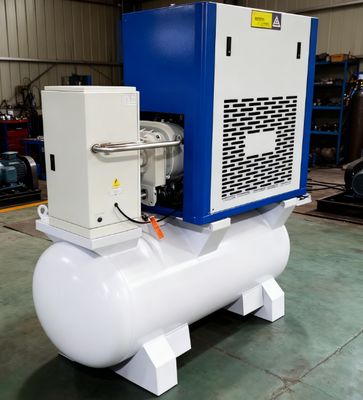 11kw 15HP vislu hava kompresörü lazer kesimi için kurutucu ve tank ile